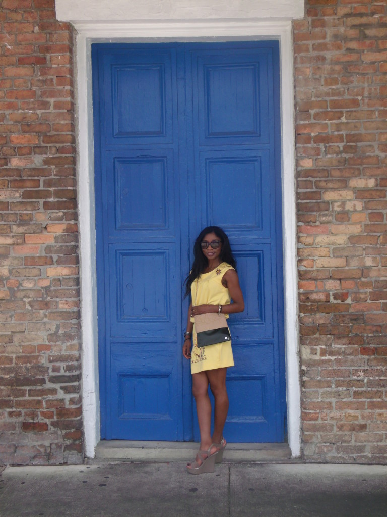 I couldn't resist these doors! Blue is my favorite color and these doors exude energy.