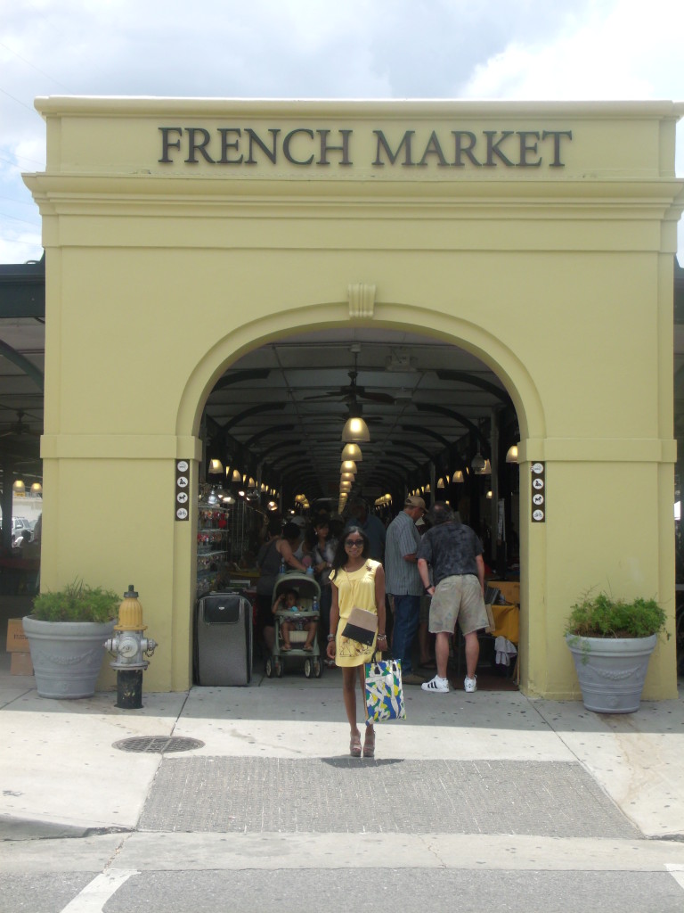 Fresh fruits and vegetables, New Orleans specialties, and souvenirs fill the French Quarters daily.