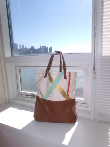 Fill it up and get going. The NV Shopper tote is handpainted and handcrafted in the USA